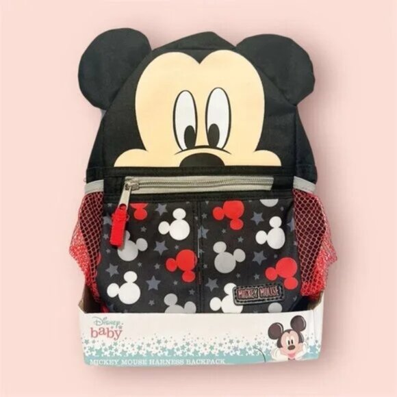 16. Disney Mickey Mouse Harness Backpack - Picture 1 of 3